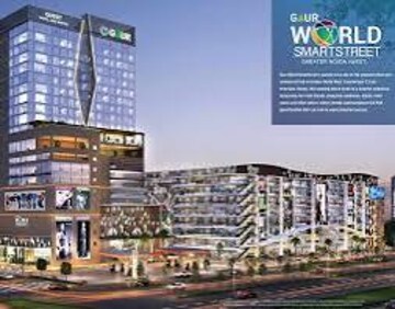  Shop – Exterior View View at Gaur World Street, Sector 16b Greater Noida - for Sale