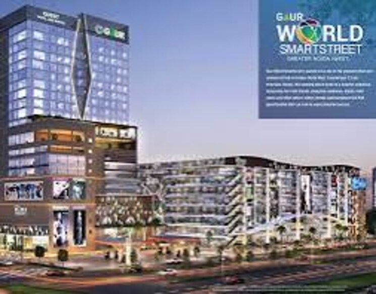 Exterior View, gaur-world-street Commercial Shop 200 Sq.Ft. In Sector 16b Greater Noida Greater Noida 8303815