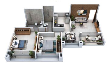 Floor Plan in 2 BHK Apartment at Tathawade – for Sale