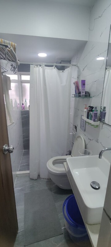Bathroom in 2 BHK Apartment at Paschim Apartments, Dadar West – for Rent