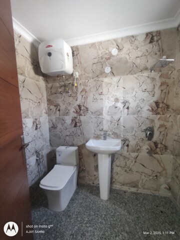 Bathroom in 1 BHK Builder Floor at Mehrauli – for Sale