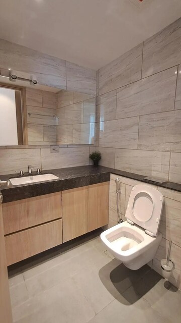 Bathroom in 4 BHK Apartment at Rustomjee Crown, Prabhadevi – for Rent