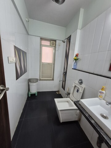 Bathroom in 3 BHK Apartment at Rosa Bella, Ghodbunder Road – for Rent