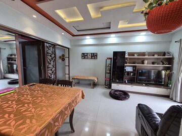Living Room in 3 BHK Apartment at Rosa Bella, Ghodbunder Road – for Rent