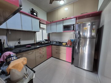 Kitchen in 3 BHK Apartment at Rosa Bella, Ghodbunder Road – for Rent