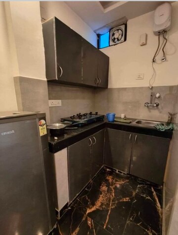 Kitchen in 1 RK Builder Floor at Malviya Nagar – for Rent