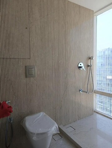 Bathroom in 3 BHK Apartment at Indiabulls Blu, Worli – for Rent