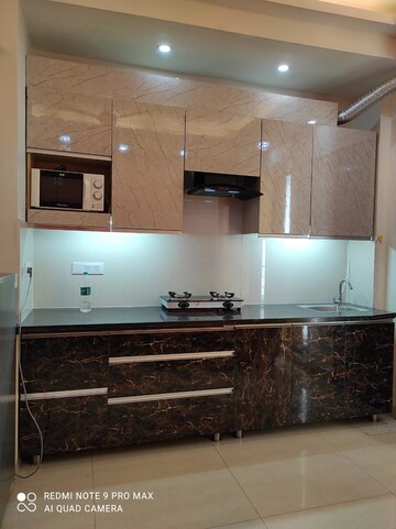 Kitchen in 1 BHK Builder Floor at Ansal Sushant Apartments, Sushant Lok I – for Rent