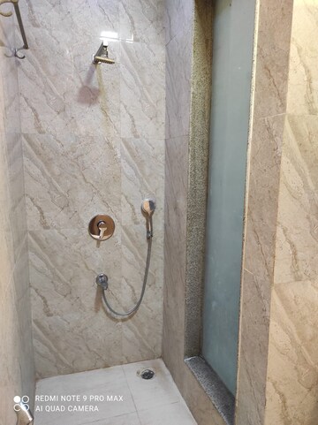 Bathroom in 1 BHK Builder Floor at Ansal Sushant Apartments, Sushant Lok I – for Rent