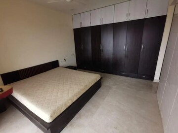 Bedroom in 3 BHK Apartment at Sumer Trinity Towers, Prabhadevi – for Rent