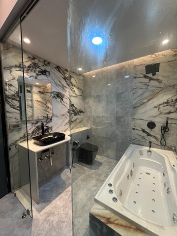 Bathroom in 3 BHK Apartment at Adani Group Western Heights, Andheri West – for Rent