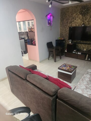 Living Room in 2 BHK Apartment at Seawoods – for Sale