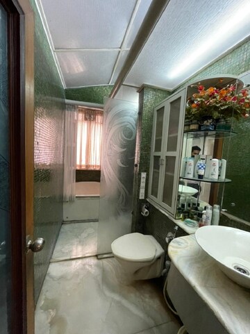 Bathroom in 3 BHK Apartment at Khar West – for Rent