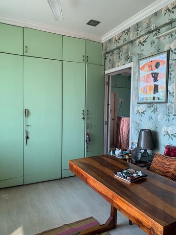 Living Room in 4 BHK Apartment at Juhu – for Rent