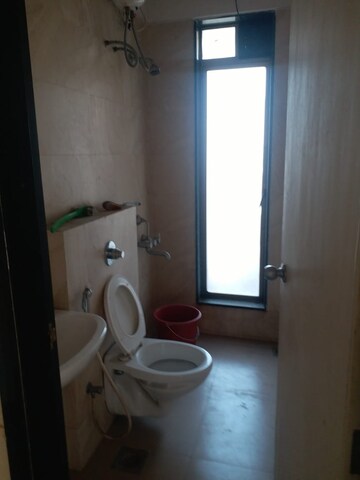 Bathroom in 3 BHK Apartment at Sheth Vasant Athena, Laxmi Nagar – for Rent