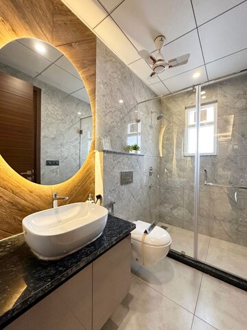 Bathroom in 3 BHK Builder Floor at Raj One Good Earth, Sector 71 – for Sale
