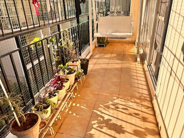 Balcony in 2 BHK Apartment at Isha Misty Green, Whitefield – for Rent