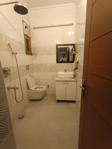 Bathroom in 2.5 BHK Apartment at Paschim Vihar – for Rent