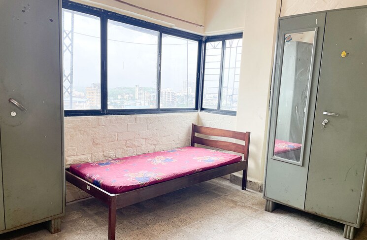 Bedroom, thane west Pg For Girls In Thane West 8305030