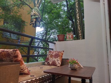 Balcony in 2 BHK Apartment at Samarth Puram CHS, Shivane – for Sale