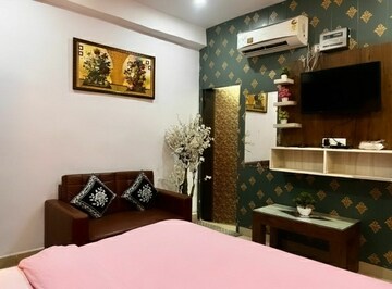 Living Room in 2.5 BHK Apartment at SG Grand, Raj Nagar Extension – for Rent