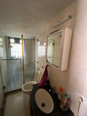 Bathroom in 2 BHK Apartment at Santi Niwas, Dadar West – for Rent