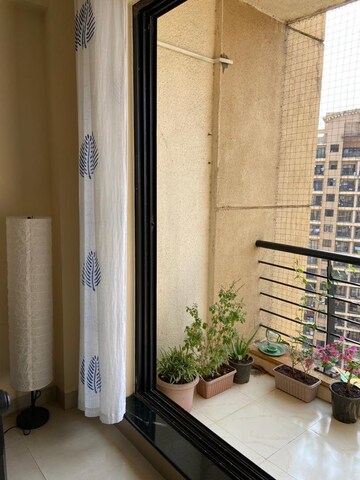 Balcony in 1 BHK Apartment at K Raheja Heights, Malad East – for Rent