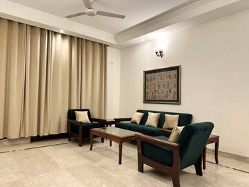 Living Room in 2 BHK Apartment at Saket – for Rent