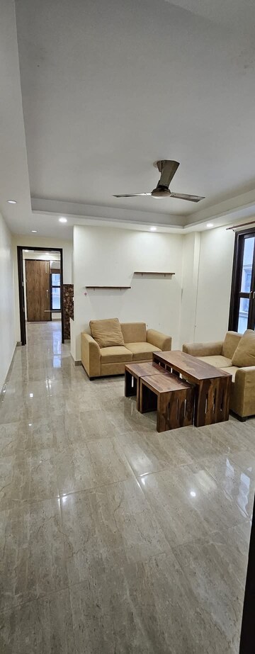 Living Room in 1 BHK Apartment at Saket – for Rent