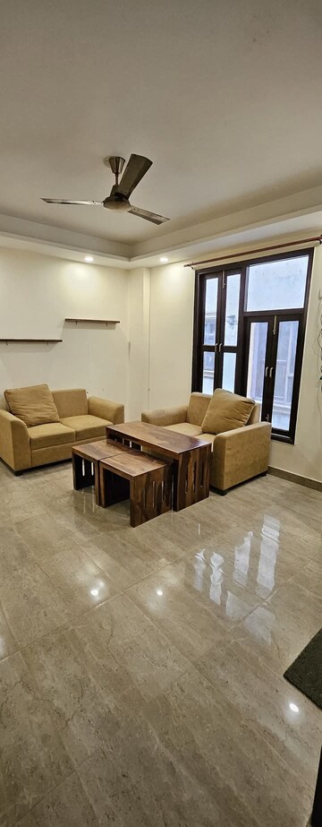 Living Room in 1 BHK Apartment at Saket – for Rent