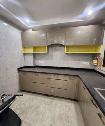 Kitchen in 3 BHK Builder Floor at Freedom Fighters Enclave – for Rent