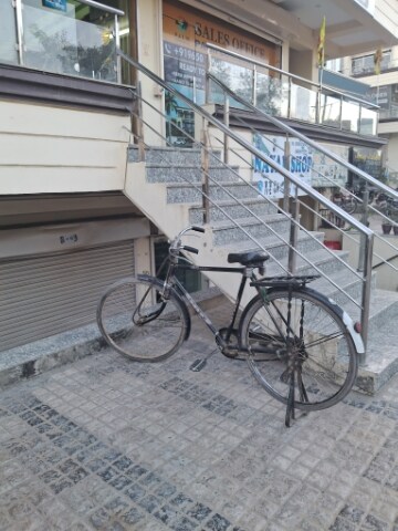 Staircase in  Shop at Raj Nagar Extension – for Sale