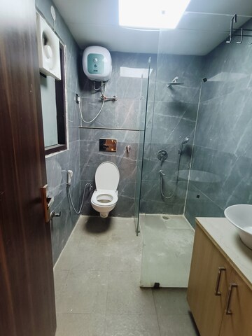 Bathroom in 3 BHK Builder Floor at Ansal API Esencia, Sector 67 – for Rent