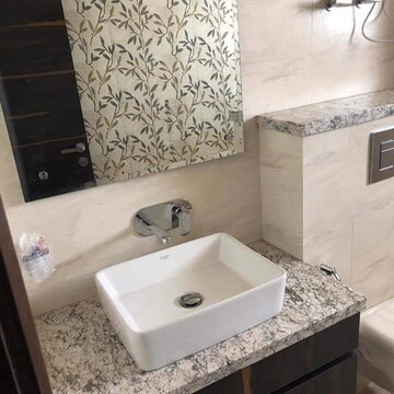 Bathroom in 3 BHK Builder Floor at DLF City Phase III, Sector 24 – for Rent