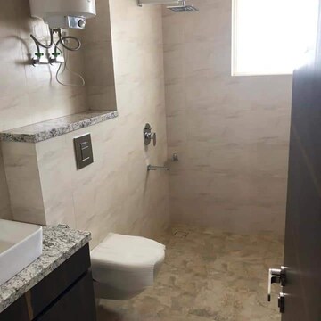Bathroom in 3 BHK Builder Floor at DLF City Phase III, Sector 24 – for Rent