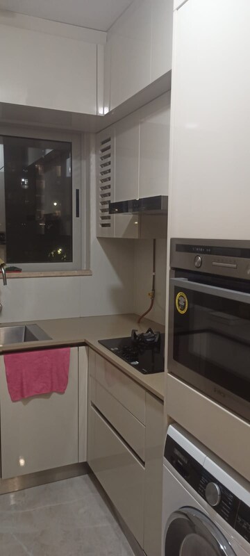 Kitchen in 1 BHK Apartment at Hiranandani Regent Hill, Powai – for Rent