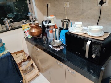 Kitchen in 2 BHK Apartment at Sheth Auris Serenity Tower 1, Malad West – for Rent