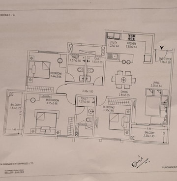 3 BHK Apartment For Resale in Brigade Komarla Heights Padmanabha Nagar Bangalore  8306052