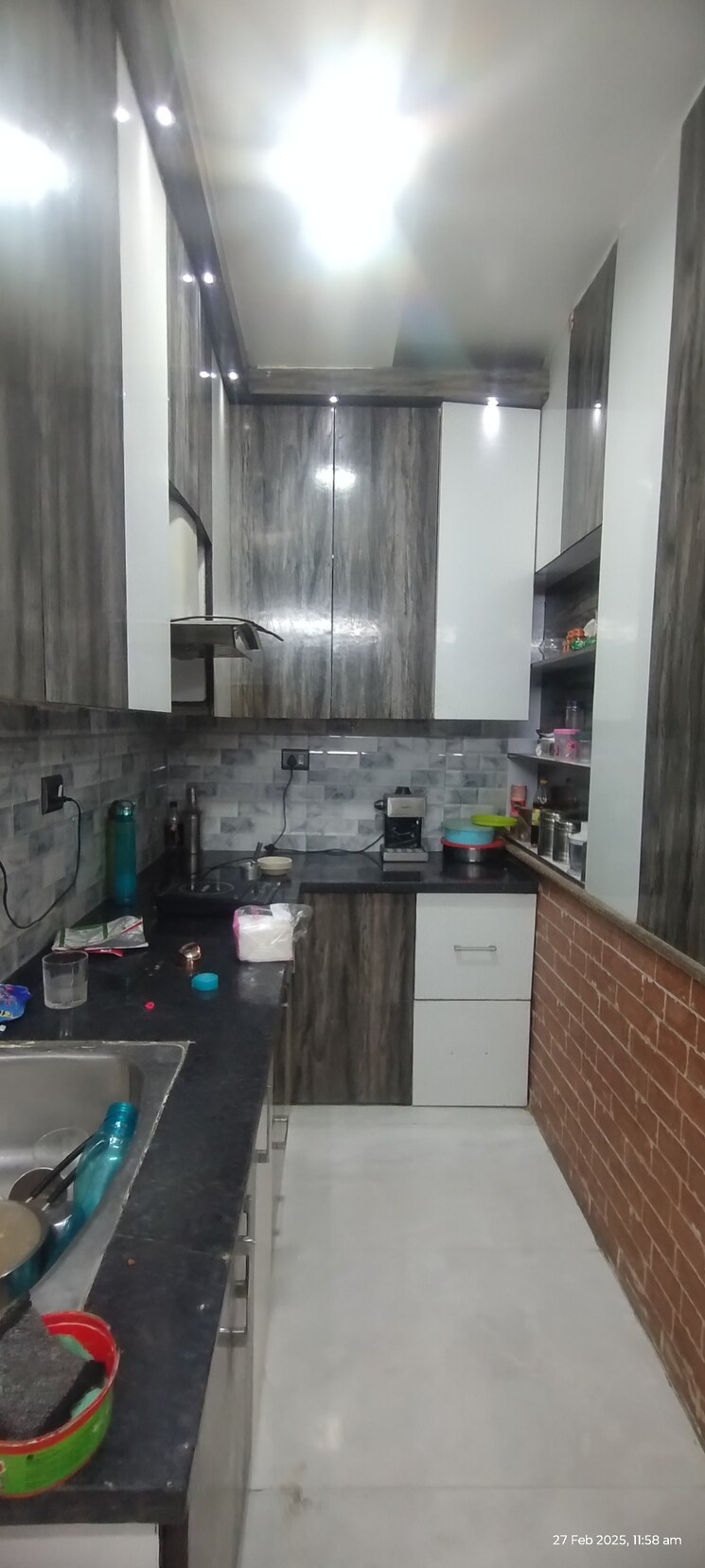 Kitchen, uttam nagar 3 Bedroom 82 Sq.Yd. Builder Floor In Uttam Nagar Delhi 8306228