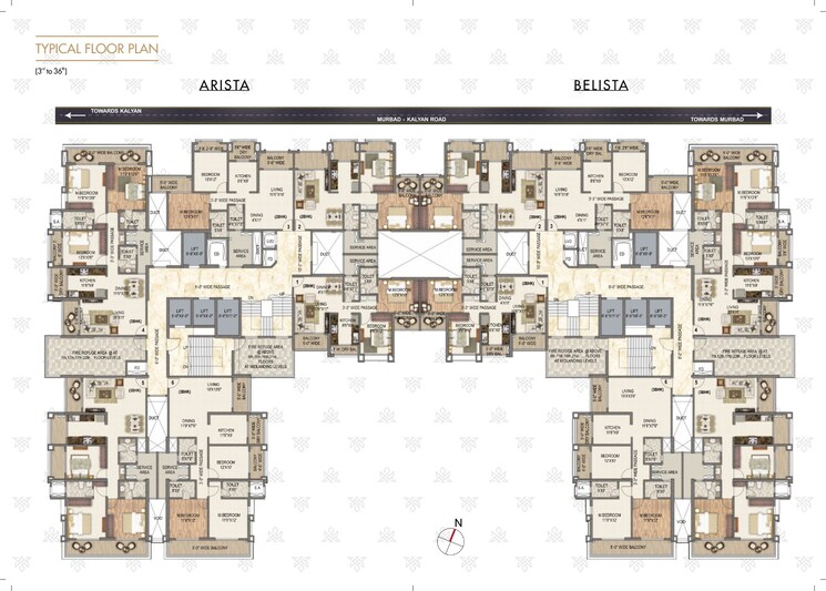 Master Plan, murbad road 2 Bedroom 934 Sq.Ft. Apartment In Murbad Road Thane 8306506