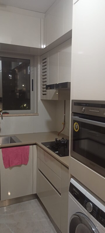 Kitchen in 1 BHK Apartment at Hiranandani Regent Hill, Powai – for Rent