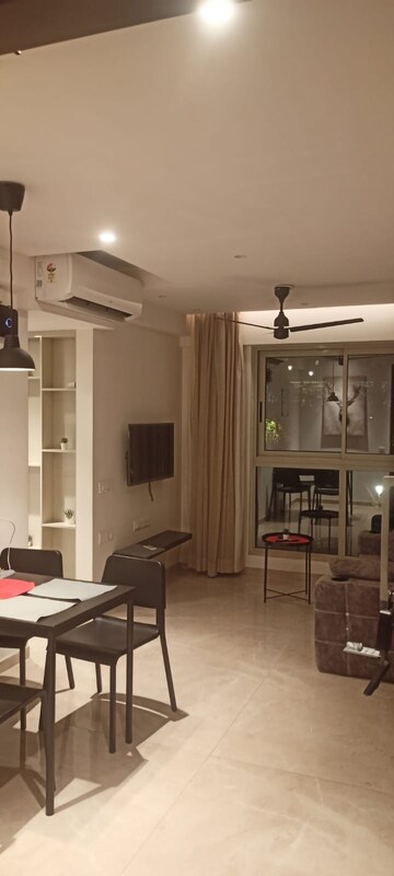 Living Room in 1 BHK Apartment at Hiranandani Regent Hill, Powai – for Rent