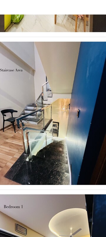 Staircase in 4 BHK Independent House at Vasai West – for Sale