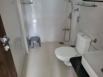 Attached Bathroom in 2 BHK Apartment at Kumar Vastu, Bhosle Nagar – for Rent