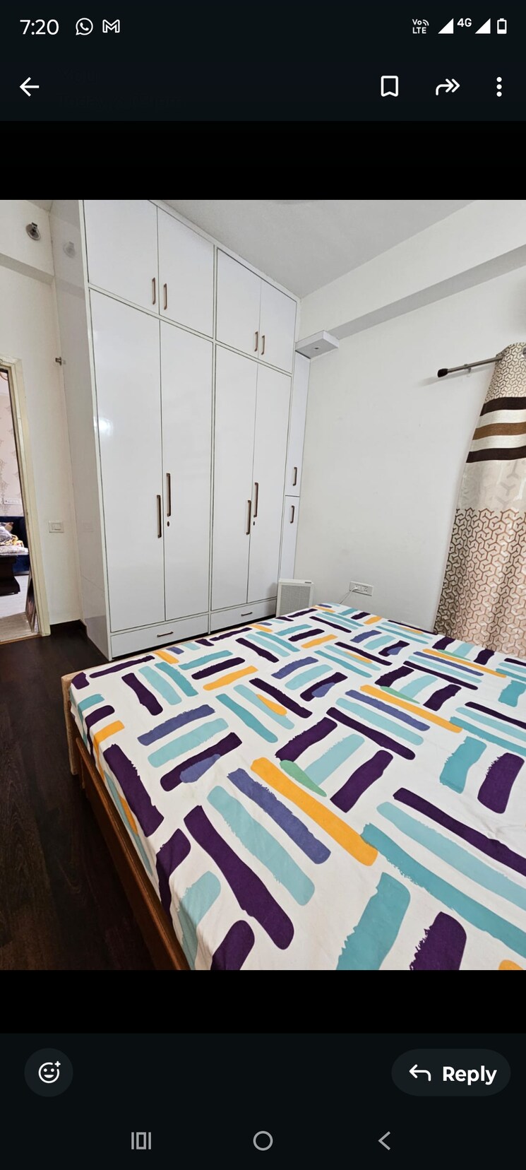 Bedroom, ajnara-klock-tower 3 Bedroom 1295 Sq.Ft. Apartment In Sector 74 Noida 8306934