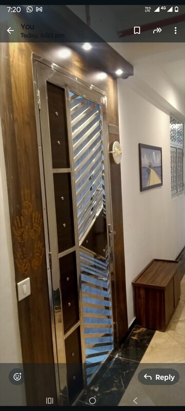 Staircase in 3 BHK Apartment at Ajnara Klock Tower, Sector 74 – for Rent