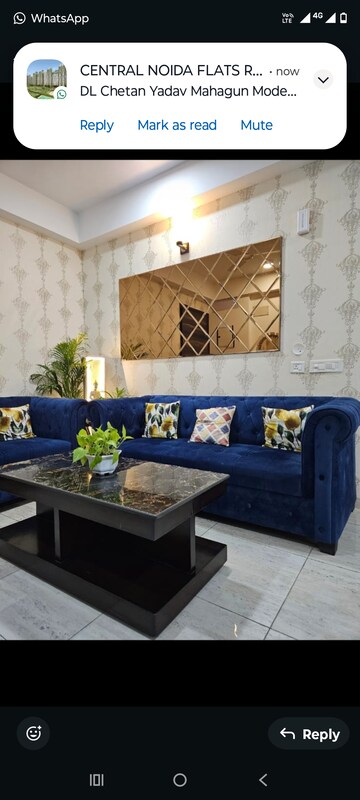 Bedroom in 3 BHK Apartment at Ajnara Klock Tower, Sector 74 – for Rent