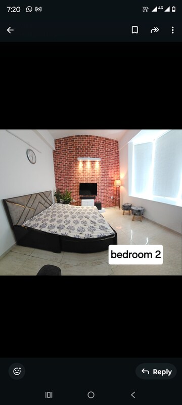 Bedroom in 3 BHK Apartment at Ajnara Klock Tower, Sector 74 – for Rent