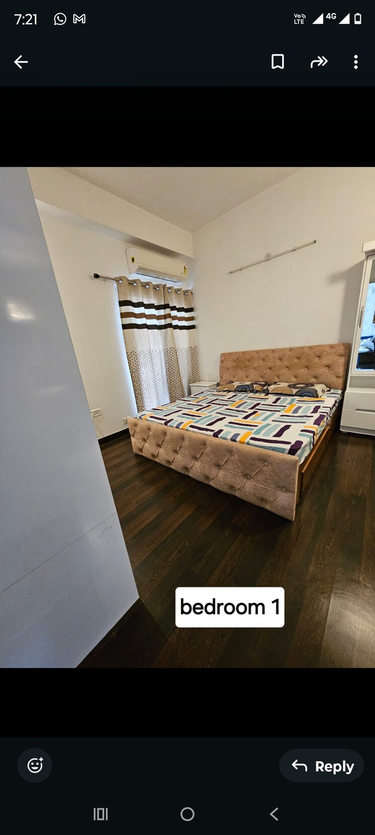 Bedroom, ajnara-klock-tower 3 Bedroom 1295 Sq.Ft. Apartment In Sector 74 Noida 8306934