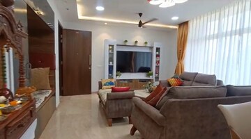 Living Room in 3 BHK Apartment at Hiranandani Estate, Ghodbunder Road – for Rent